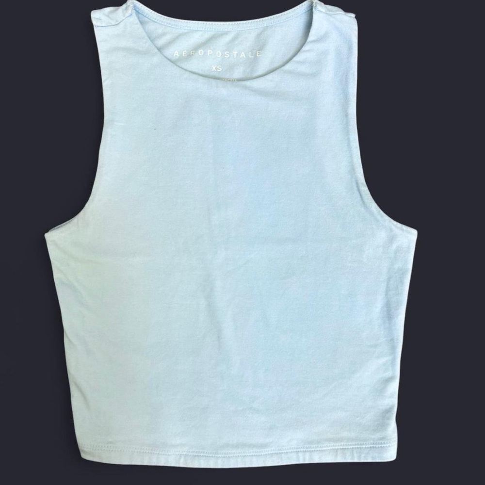 Aeropostale Baby Blue Women's Tank Top